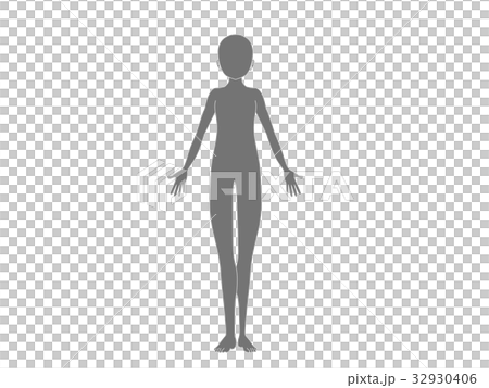 人体(灰色) 人体(灰色) 32930406