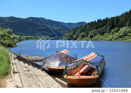 最上川舟下り　古口港 32931889