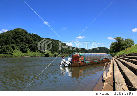 最上川舟下り 古口港 最上川舟下り 古口港 32931895