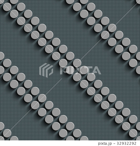 Seamless Circle and Diagonal Stripe Pattern 32932292
