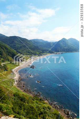 大野亀付近（跳坂からの眺望）【佐渡海府北部ジオサイト】 32933568