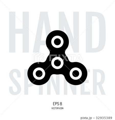 Hand spinner or fidget icon Hand spinner or fidget icon 32935389