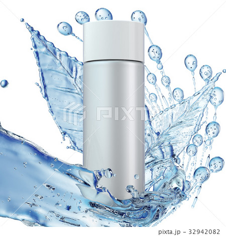 Design cosmetics product advertising in water Design cosmetics product advertising in water 32942082