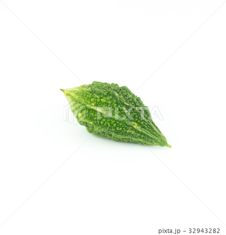 Momordica charantia isolated on white background 32943282