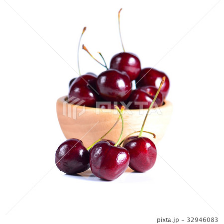 Cherry isolated on white background 32946083