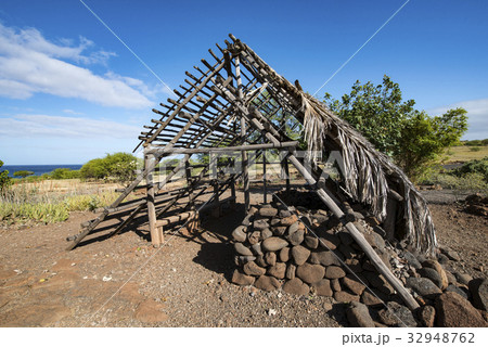 LAPAKAHI STATE HISTORICAL PARKのハワイアンズトラディッショナルハウス LAPAKAHI STATE HISTORICAL PARKのハワイアンズトラディッショナルハウス 32948762