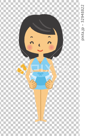 妊婦帯【二頭身・シリーズ】 32948822