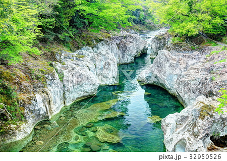 奥耶馬渓猿飛千壺峡 32950526
