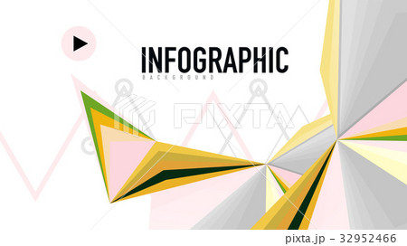 Modern triangle presentation template 32952466