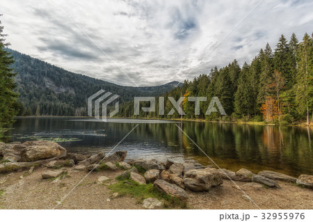 View at the lake great arber, Bavaria View at the lake great arber, Bavaria 32955976