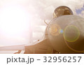 Modern jet fighter in the sky 32956257