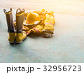 yellow fireproof uniform of Firefighters.  32956723