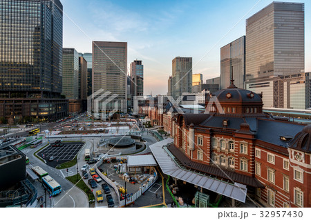 Tokyo railway station in Tokyo, Japan. 32957430