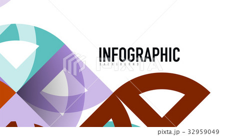 Business presentation geometric template 32959049