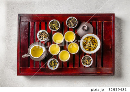 中国茶セット Chinese tea set of beauty and health 中国茶セット Chinese tea set of beauty and health 32959481