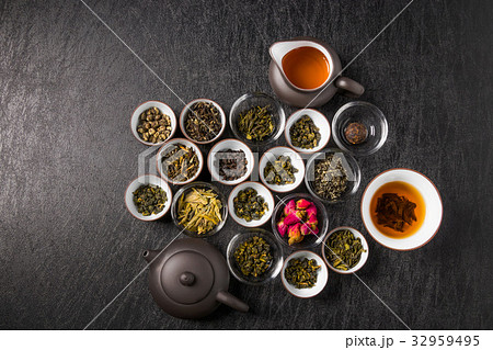 中国茶セット Chinese tea set of beauty and health 中国茶セット Chinese tea set of beauty and health 32959495