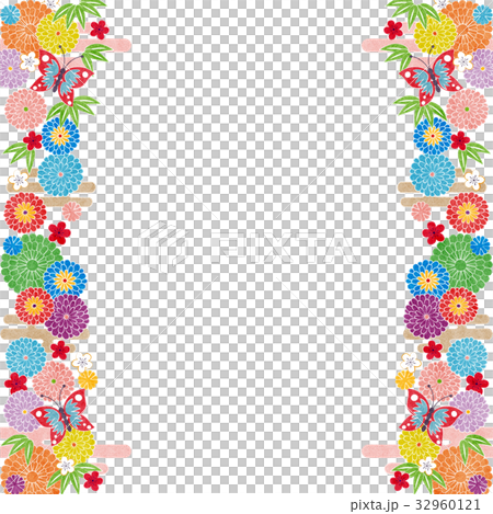 背景素材-雅な和柄1-siro（テクスチャ）のイラスト素材 [32960121] - PIXTA