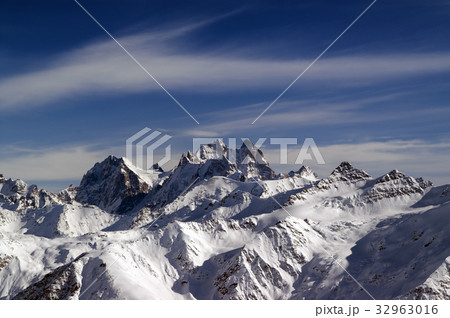 Panoramic view from Elbrus Panoramic view from Elbrus 32963016
