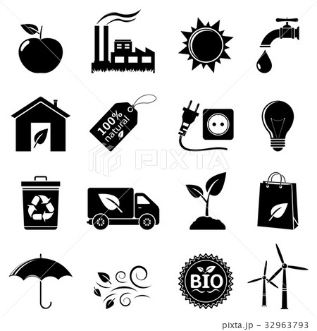 Ecology and environment icon set 32963793