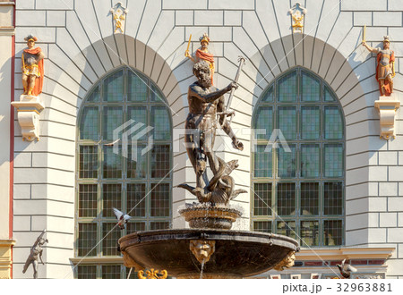 Gdansk. Sculpture of Neptune. 32963881