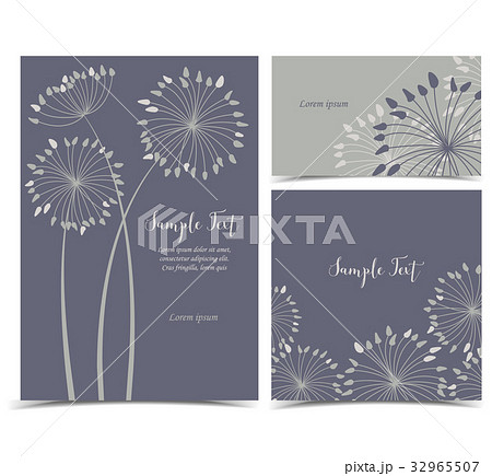 Dark background with flowers 32965507