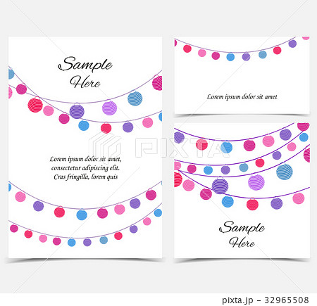 Happy birthday card, party celebration 32965508