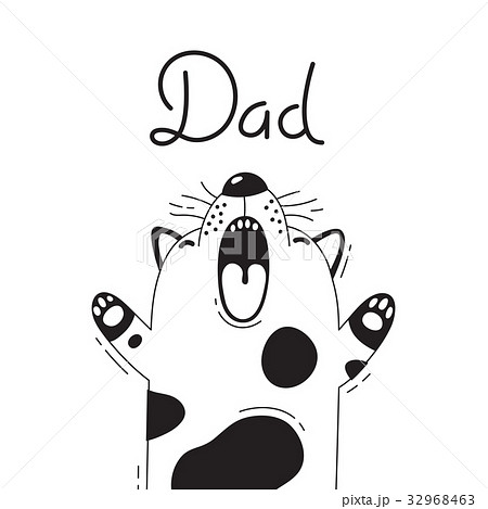 Illustration with joyful dog who shouts - Cheers Illustration with joyful dog who shouts - Cheers 32968463