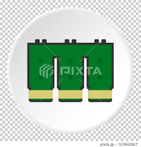 Electronic circuit board icon circle 32968867