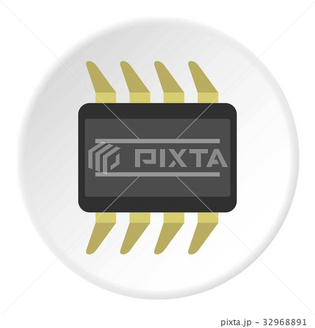 CPU icon circle CPU icon circle 32968891