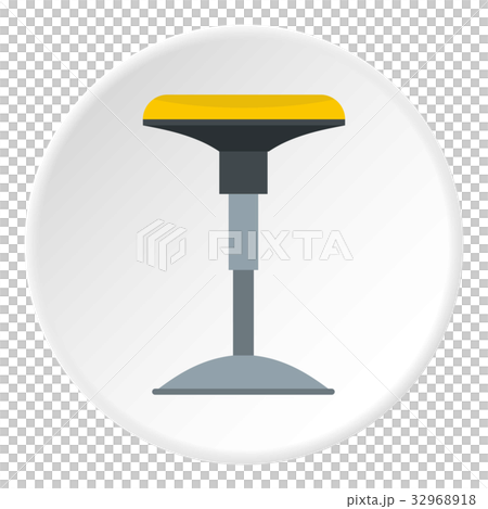 Yellow bar stool icon circle Yellow bar stool icon circle 32968918