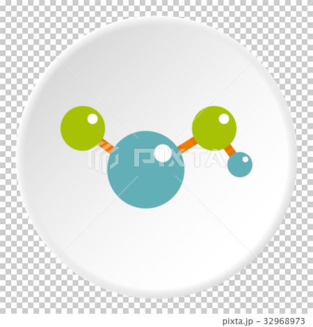 Molecules icon circle 32968973