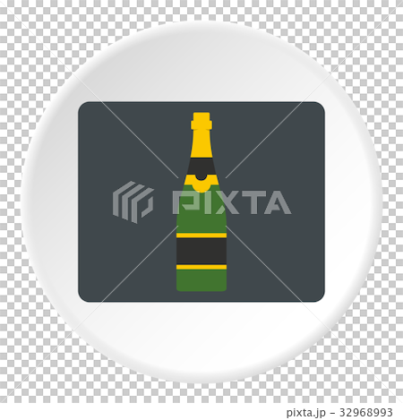Champagne bottle icon circle 32968993