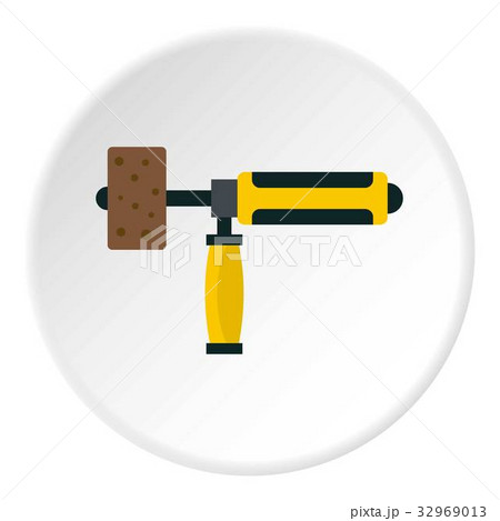 Precision grinding machine icon circle Precision grinding machine icon circle 32969013