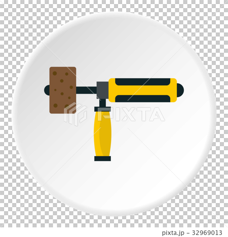 Precision grinding machine icon circle Precision grinding machine icon circle 32969013