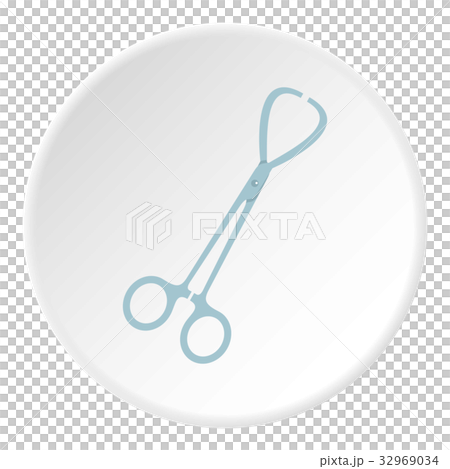 Operating scissors icon circle 32969034