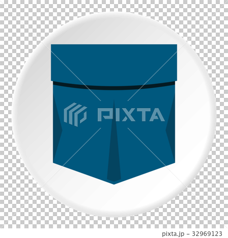 Pocket symbol icon circle 32969123
