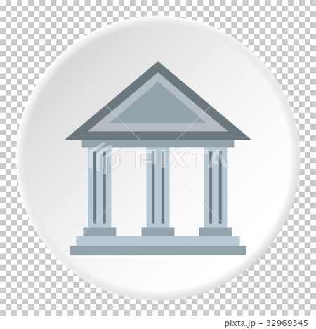 Museum building icon circle 32969345