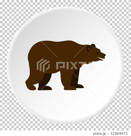 Bear icon circle Bear icon circle 32969471