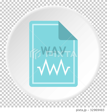 File WAV icon circle 32969483