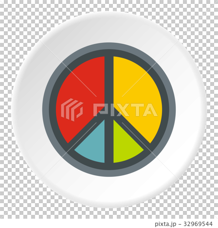 Peace symbol icon circle Peace symbol icon circle 32969544