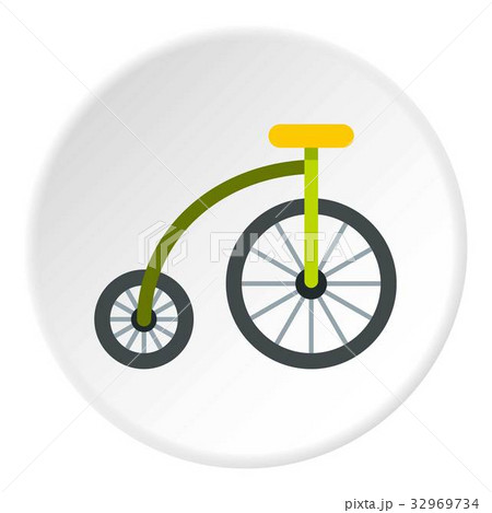 Highwheel bike icon circle Highwheel bike icon circle 32969734