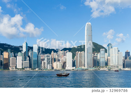 Hong Kong skyline at day time Hong Kong skyline at day time 32969786
