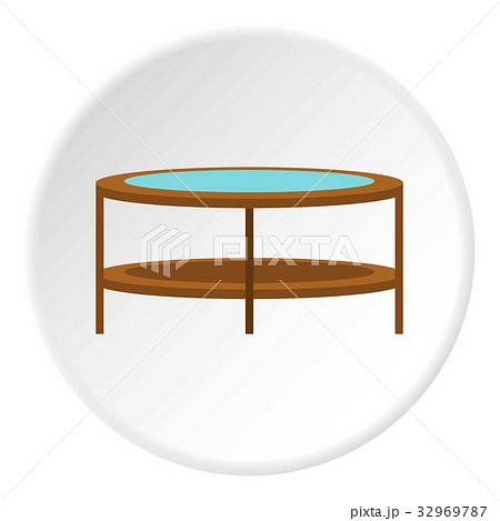 Round trampoline icon circle 32969787