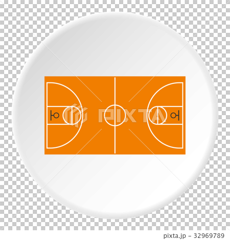 Basketball field icon circle Basketball field icon circle 32969789