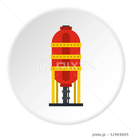 Capacity for oil storage icon circle Capacity for oil storage icon circle 32969805