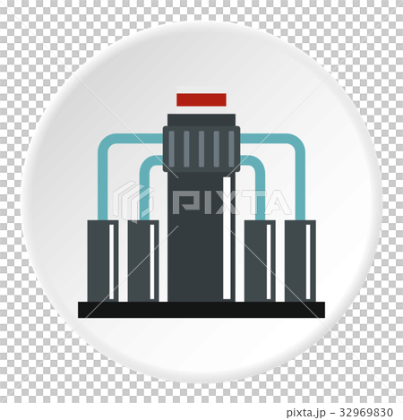 Oil refining icon circle Oil refining icon circle 32969830