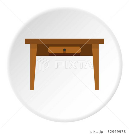 Table icon circle 32969978