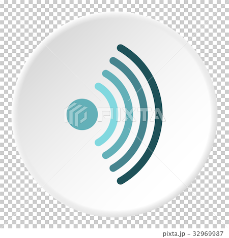 Distribution of Wi-fi icon circle Distribution of Wi-fi icon circle 32969987