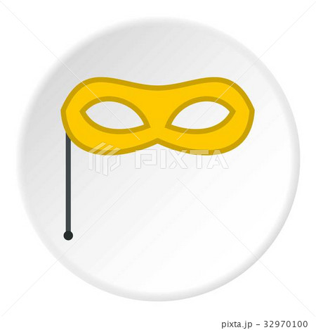 Carnival mask icon circle 32970100