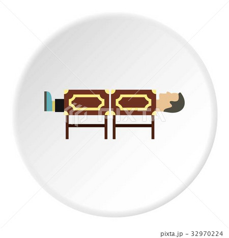 Focus cutting man in circus icon circle 32970224